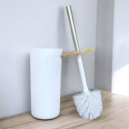 Kit Banheiro Luxo Conjunto Completo 4 Pçs Bambú com Lixeira - 10