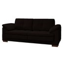 Ver imagem 1 de Sofá Decorativo Sala de Estar Marselha Fixo 2 Lugares 175cm Couro Marrom - Mozzelar