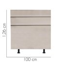 Ver imagem 2 de Cabeceira Estofada Argentina 100cm Solteiro Para Cama Box Quarto Suede Bege - Gat Magazine