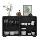 Ver imagem 5 de Buffet Aparador para Sala de Jantar Multimóveis Mp1092 Preto