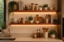 Ver imagem 2 de Prateleira MDF 30mm LED 120x20 Suporte Invisivel Italian Noce 3000k 110V