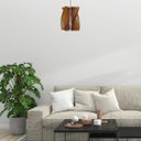 Ver imagem 2 de Luminária Teto tipo Pendente HALLEY MDF - Completa - Cor: Marrom