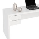 Ver imagem 3 de Mesa de Escritório com 2 Gavetas 163x74cm Me4122 Branco
