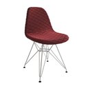 Ver imagem 5 de Mesa Jantar Londres Retangular Canela 137x90cm 6 Cadeiras Estofadas Vermelho Ferro Branco