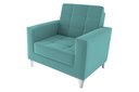 Ver imagem 2 de Poltrona Decorativa Thaina Veludo Verde Menta E437 - Matrix