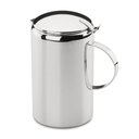 Ver imagem 1 de Jarra Grande de Aço Inox 2,8 Litros para Suco Água Bebidas Refresco Verão Servir Festa Mesa