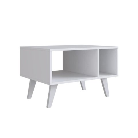 Mesa de Centro com Nichos B60 Branco Emovell