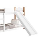 Ver imagem 3 de Beliche Infantil Montessoriana com Escorregador Branco Encanto Gabrielli Móveis