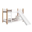 Ver imagem 2 de Beliche Infantil Montessoriana com Escorregador Branco Encanto Gabrielli Móveis