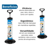 Desentupidor Manual de Vaso Pia Bomba Sucção Multiuso Kala - 4