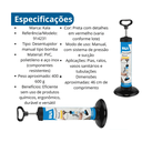 Ver imagem 6 de Desentupidor Manual de Vaso Pia Bomba Sucção Multiuso Kala