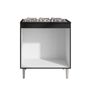 Ver imagem 2 de Balcão Armário de Cozinha Multiuso para Cooktop com Tampo 4 ou 5 Bocas Andréia Preto- Mabe Magazine