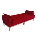 Ver imagem 2 de Sofá Cama Rivieira 2,30m Vermelho