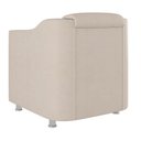 Ver imagem 3 de Kit 02 Poltronas Recepção Consultório Suede Balaqui Decor Cor:bege