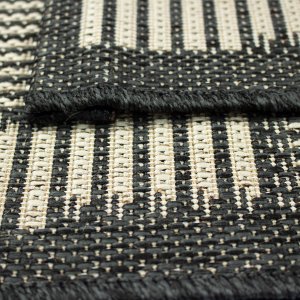 Kit Tapete Passadeira 2pç Antiderrapante Cozinha Juta Srj Pt