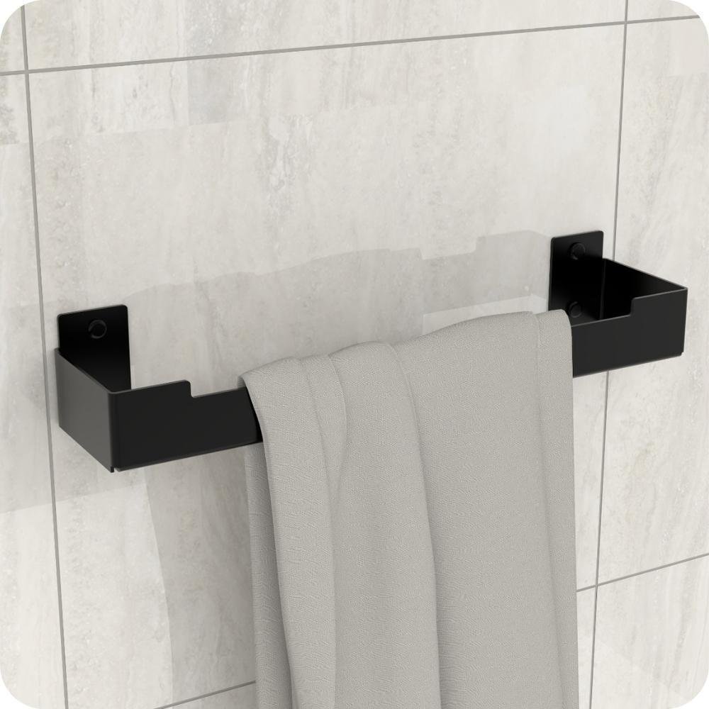 Kit Acessórios Para Banheiro Preto Fosco 6 Peças Elg - 9