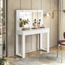 Ver imagem 7 de Penteadeira Camarim Rill 110 cm Branco MBL