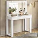 Ver imagem 2 de Penteadeira Camarim Rill 110 cm Branco MBL