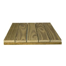 Kit 20 Unidades Deck Modular 50cmx50cm Pinus Tratado Madeira do Brasil - 3