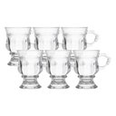 Ver imagem 1 de Jogo 6 Caneca de Café 117ml Hanover Vidro Cristalino Transparente Xícara em Casa Tem