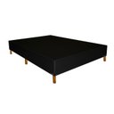 Ver imagem 2 de Base Cama Box Casal 39x138cm com 6 Pés Preto