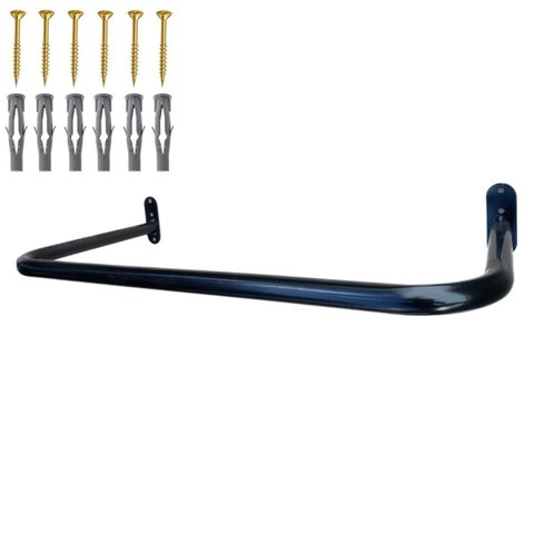 Arara Expositora Fixa de Parede 60cm Organização de Roupas Suporte Moderno Alta Resistência Aço