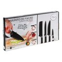 Ver imagem 3 de Kit de Facas Art House Linha Black Completo 4 Peças