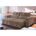 Ver imagem 1 de Sofá Retrátil e Reclinável Atlas 2,50m 04 Lugares Mola Ensacada Txr