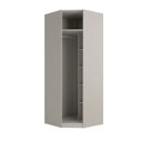Ver imagem 2 de Guarda Roupa Bend Canto 45º Mdf 91x240cm Abertura Direita Grigio C850