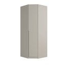 Ver imagem 1 de Guarda Roupa Bend Canto 45º Mdf 91x240cm Abertura Direita Grigio C850