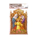Ver imagem 2 de Adesivo 3d Decorativo Religioso Sagrada Família de Nazaré 41x27cm