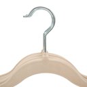 Ver imagem 3 de Conjunto de cabides de veludo bege 8pcs - Oikos