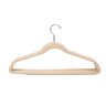 Conjunto de cabides de veludo bege 8pcs - Oikos - 1