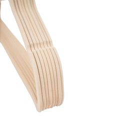 Conjunto de cabides de veludo bege 8pcs - Oikos - 2