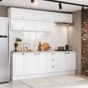 Ver imagem 1 de Cozinha Compacta 240cm 8 Peças 10 Portas 3 Gavetas Americana Henn