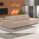 Ver imagem 6 de Sofá Ilha Modular para Sala 342cm com Puff Dublin K01 Veludo Bege - Lyam Decor