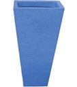 Ver imagem 5 de Kit 3 Vaso Planta 60x30 Trapézio Parede Polietileno BGPLASTICOS V17 AZUL ARARA 009