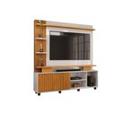 Ver imagem 1 de Rack c/Painel p/ TV 65 pol Horus 224cm Cedro/Bali DJ Móveis