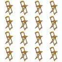 Ver imagem 2 de Kit 4 Jogos de Mesa Bistrô de Madeira com 4 Cadeiras Dobrável Ideal para Bar e Restaurante Mel