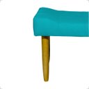 Ver imagem 5 de Kit 2 Puff Decorativo Confortável Retangular para Sala Recepção Quarto Requinte Suede Cores Pé Palit