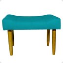 Ver imagem 3 de Kit 2 Puff Decorativo Confortável Retangular para Sala Recepção Quarto Requinte Suede Cores Pé Palit