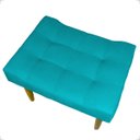 Ver imagem 4 de Kit 2 Puff Decorativo Confortável Retangular para Sala Recepção Quarto Requinte Suede Cores Pé Palit