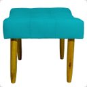 Ver imagem 6 de Kit 2 Puff Decorativo Confortável Retangular para Sala Recepção Quarto Requinte Suede Cores Pé Palit