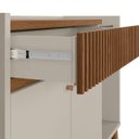Ver imagem 7 de Aparador Buffet Bar 0,87 x 1,33 com 2 Portas 1 Gaveta Lucca Freijo Off White