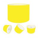 Ver imagem 2 de Cúpula Abajur e Luminária Cilíndrica Vivare Cp-7019 Ø40x30cm - Bocal Nacional Amarelo