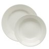 Kit Pratos Rasos e Fundos Donna Branco 4 Peças Oxford Cerâmica - 5
