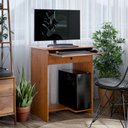 Ver imagem 1 de Mesa para Computador Prática Ej Móveis1 Gaveta Home Office Estudo:freijó