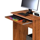 Ver imagem 4 de Mesa para Computador Prática Ej Móveis1 Gaveta Home Office Estudo:freijó