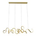 Ver imagem 1 de Lustre Pendente Taschibra Toronto Led Bivolt Dourado 3000k Luz Amarela 15051086