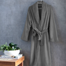Roupão Microfibra Adulto Macio Cinza - 1